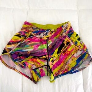 Rare Lululemon tracker short Hotty hot catalyst multi